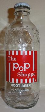 The Pop Shoppe Root Beer Bottle