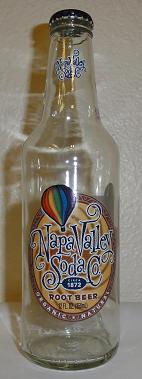 Napa Valley Soda Co. Root Beer Bottle