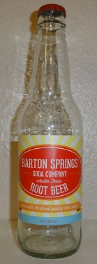 Barton Springs Root Beer Bottle