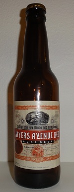 Myers Avenue Red Root Beer Bottle