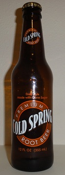 Cold Spring Premium Root Beer Bottle
