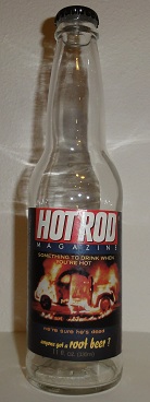 Hot Rod Magazine Root Beer Bottle