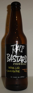 Rat Bastard Root Beer Bottle