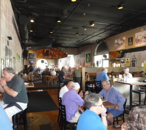 The inside of Hop Valley Brewing Company