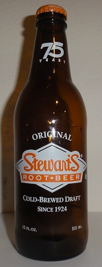 Stewart's Root Beer Bottle