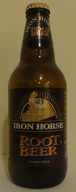 Bottle of Iron Horse Root Beer