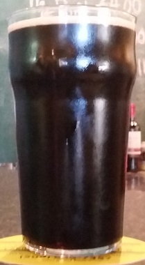 A pint of Rookie of the Year Root Beer