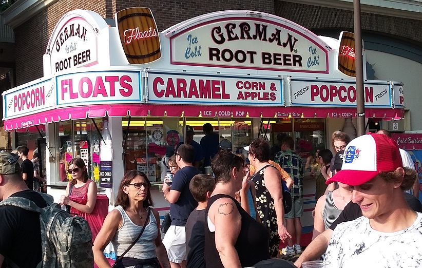 German Root Beer stand