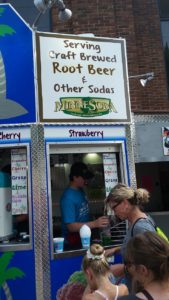 Shaved Ice Stand Root Beer 