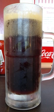 A frosty mug of Big A Root Beer Drive-In Root Beer