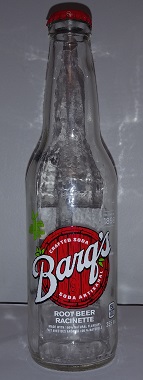 Barq's Crafted Soda Root Beer Bottle